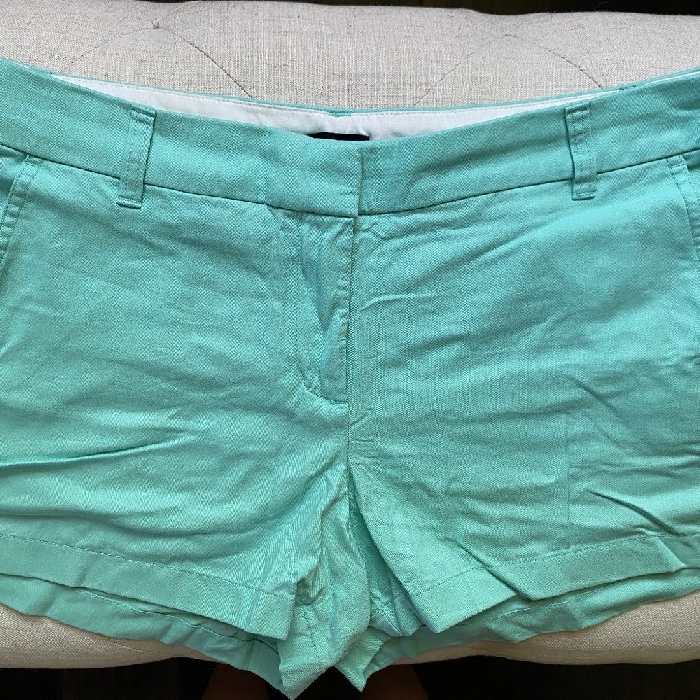 Light Blue / Turqoise  J. Crew Chino Shorts 4" Inseam